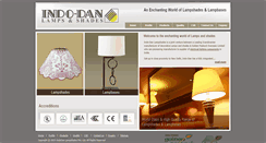 Desktop Screenshot of indodanlampshades.com